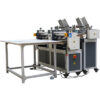 Semi-auto Double feeder gluing machine