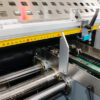 Fully automatic board book pages pasting& glue binding line