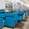 Fully automatic board book pages pasting& glue binding line