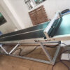 Semi-auto single feeder puzzle gluing machine